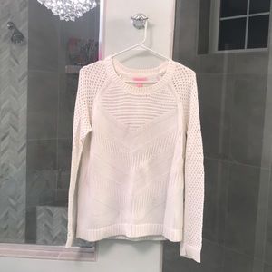 White Lilly Pulitzer Sweater-Size Medium